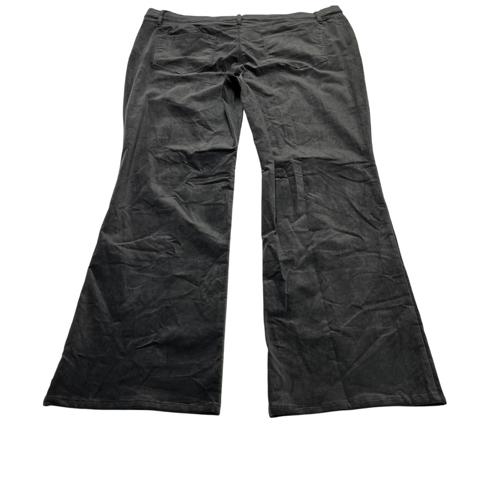 Ryegrass Pants Womens 18W Black Velour Wide Leg Holiday Christmas‎ Event Party